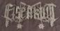 Preview: Eisenkult - Logo schwarz auf schwarz - Sweater