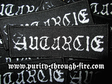 Autarcie Logo Patch 4x12cm woven