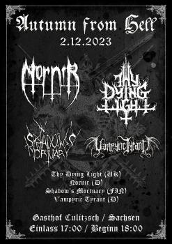 Autumn From Hell - Thy Dying Light / Nornir / Shadows Mortuary / Vampyric Tyrant Live