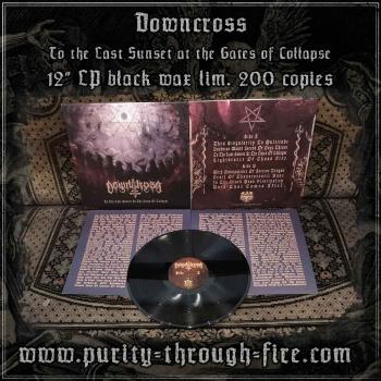 Downcross - To the Last Sunset... 12" LP lim. 200 black wax