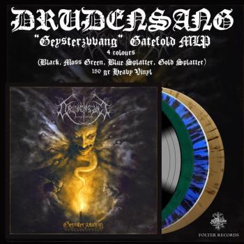 Drudensang - Geysterzvvang Gatefold MLP blue/black Splatter