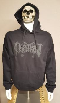 Eisenkult - Logo schwarz auf schwarz - Zipper