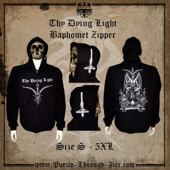 Thy Dying Light - Baphomet Zipper XS - 5XL