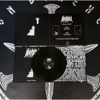 Black Cilice ‎- A Corpse, A Temple LP swamp green