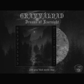 Gravvålnad - Dreams of Evernight LP grey/black amrble PRE-ORDER