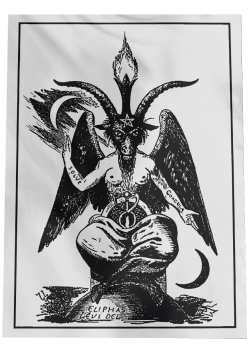 Eliphas Levi - Baphomet - FLAG, FLAGGE - 70x100cm