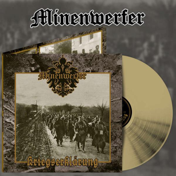 Minenwerfer - Kriegserklärung LP gold Vinyl