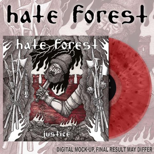 Hate Forest - Justice LP Cloudy Vinyl