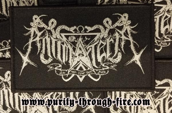 AntimateriA - Logo Patch white