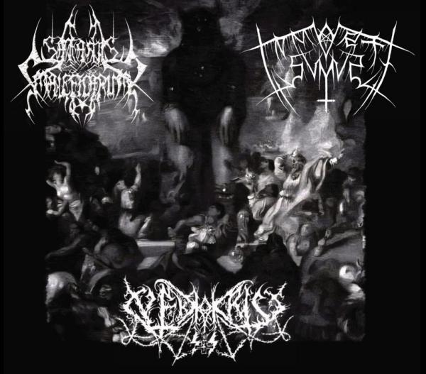 Satanis Maleficarum / In Morte Sumus / Nekrokrist SS - 3 way Split CD