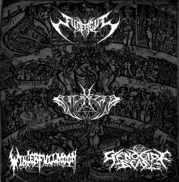 Funereus / Winterfullmoon / Satanizer/Genocide Beast - Split CD
