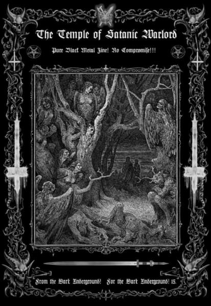 The Temple of Satanic Warlord Fanzine #15 with CDr lim. 133