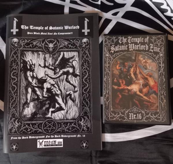 The Temple of Satanic Warlord Fanzine #16 with CDr lim. 100