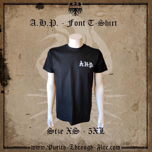 A.H.P. - Font T-Shirt