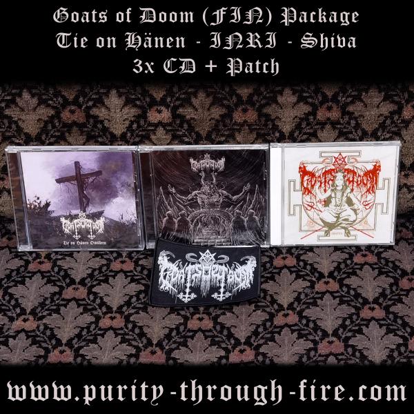 Goats of Doom - 3 CD + Patch Package