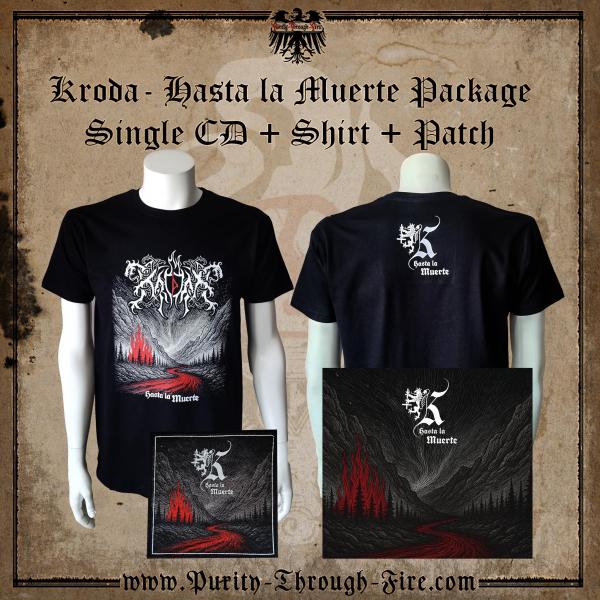 Kroda - Hasta la Muerte - Package Digipak + Shirt + Patch - Pre-Order