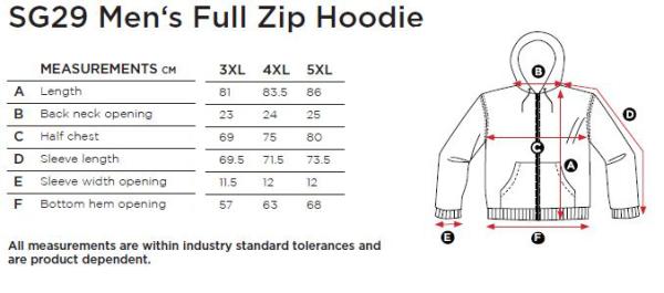 Granitader - Zipper XS - 5XL