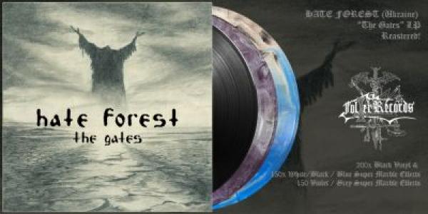 Hate Forest - The Gates LP white/black/blue marbled