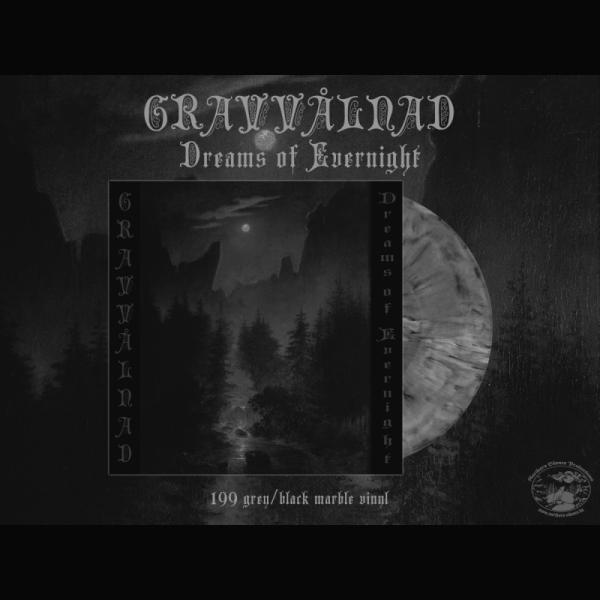 Gravvålnad - Dreams of Evernight LP grey/black amrble PRE-ORDER