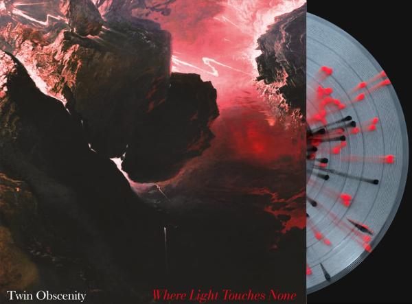 Twin Obscenity - Where Light Touches None LP clear/red wax lim. 100